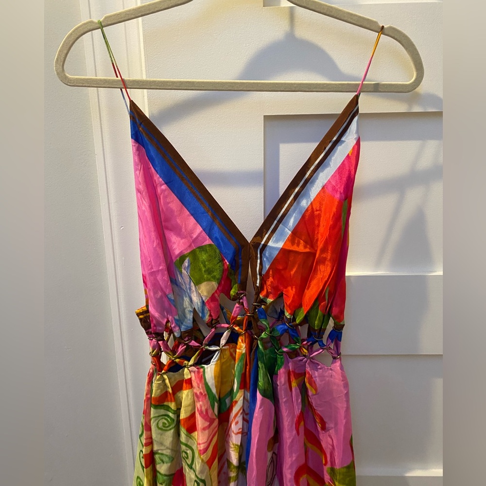 NWT FARM Rio Colorful Maxi Dress - Picture 4 of 15